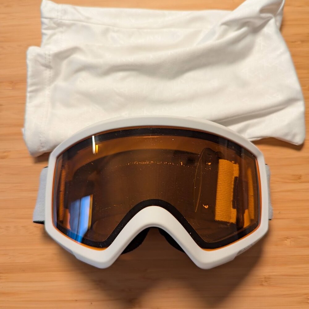 Anon Helix 2.0 Low Bridge Fit Goggles White (Non-Mirror)